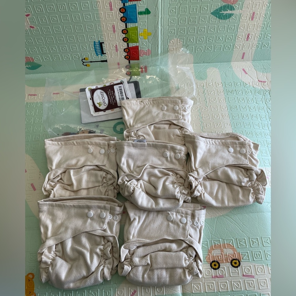 Osocozy Two Sized Fitted Cloth Diaper - 6 Count
